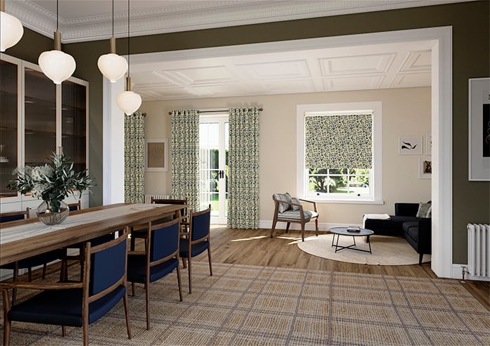 Land & Shore Esther (Blackout), Green - Twist&Fit Roller Blind - Image 7
